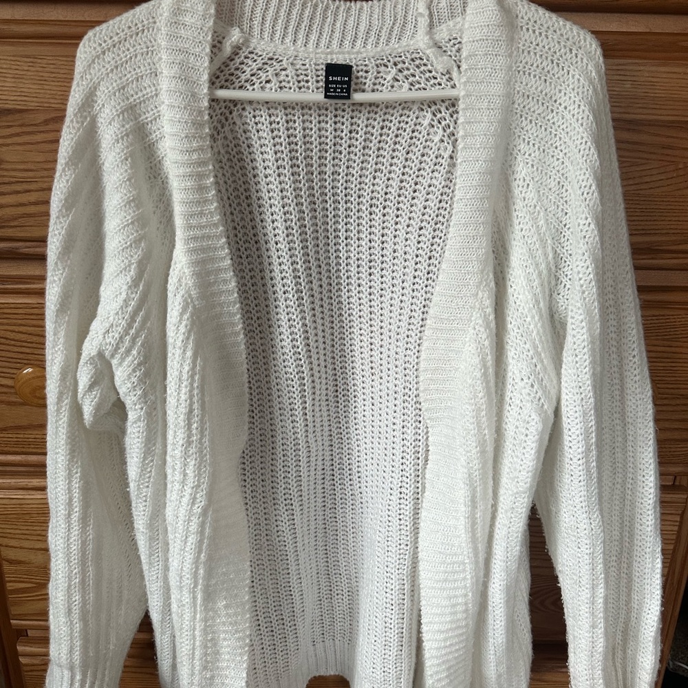 White Knitted Sweater